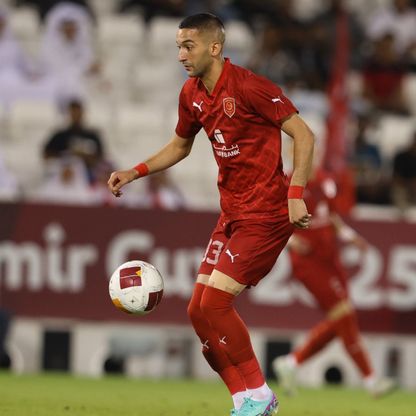 بعد 13 مباراة في 6 أشهر.. الدحيل يعلن رحيل حكيم زياش