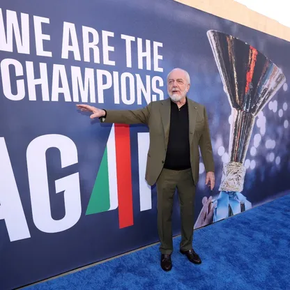 أوريليو دي لورينتس رئيس نادي نابولي - 23 سبتمبر 2026