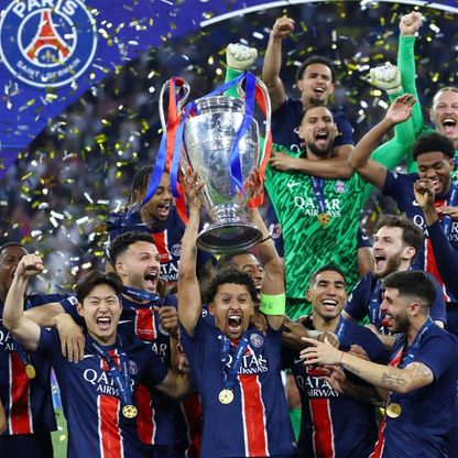 بث مباشر.. عاصفة باريس سان جيرمان تُدمر إنتر بالخمسة في نهائي دوري أبطال أوروبا