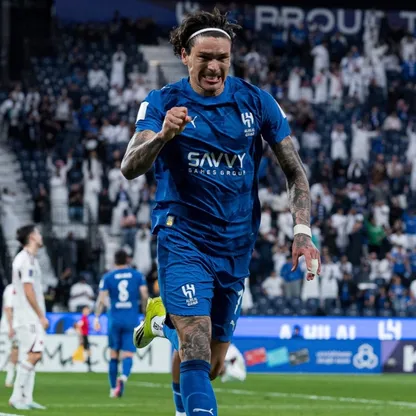 داروين نونيز يسجل ثنائية الهلال السعودي أمام الوحدة الإماراتي في دوري أبطال آسيا للنخبة - 16 فبراير 2026