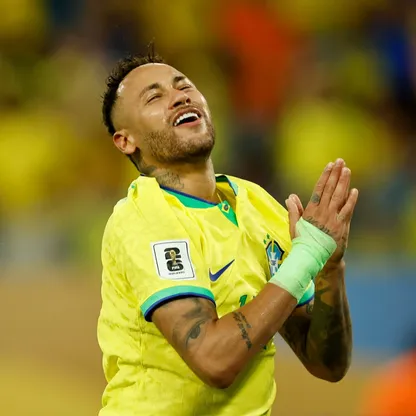 لاعب البرازيل نيمار خلال مباراة فنزويلا بتصفيات أميركا الجنوبية لكأس العالم -  12 أكتوبر 2023