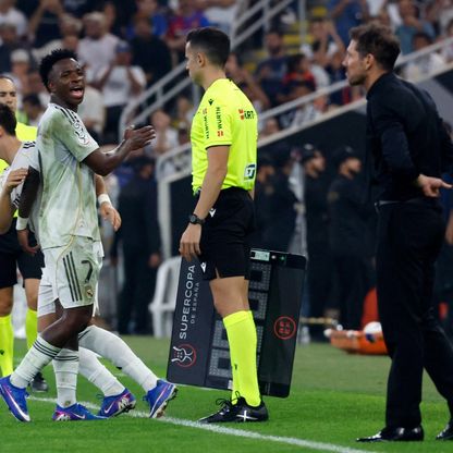 أتلتيكو مدريد يساند سيميوني ويتّهم فينيسيوس بإثارة الاشتباك