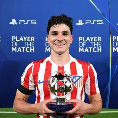 رئيس أتلتيكو مدريد يحسم مصير خوليان ألفاريز