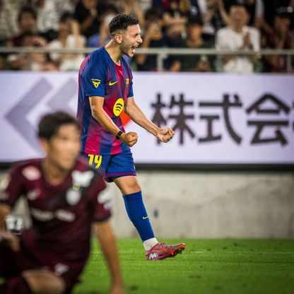 شاهد.. روني يسجل على طريقة لامين يامال وبرشلونة يفوز بثلاثية