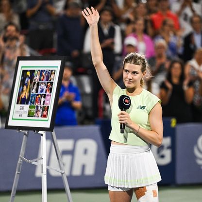 بعمر 31 عاماً.. أوجيني بوشار تضع حداً لمسيرتها في عالم التنس