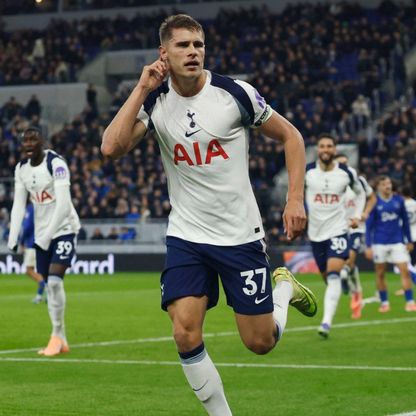 توتنهام يهزم إيفرتون ويتقدّم على مانشستر سيتي بالبريمييرليغ