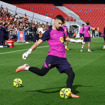 غارسيا حارس برشلونة يتحدث عن مواجهة فريقه السابق إسبانيول