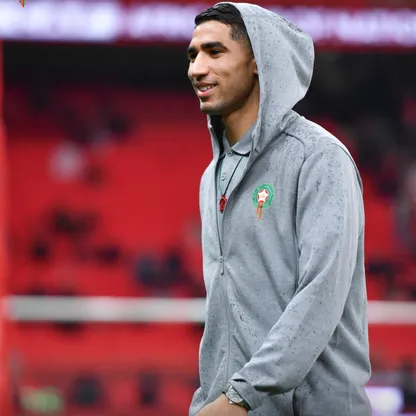 أشرف حكيمي نجم المغرب قبل لقاء مالي بكأس أمم إفريقيا - 26 ديسمبر 2025