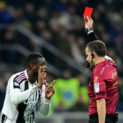 "ابقَ في المنزل".. تهديدات بالقتل تطارد حكم مباراة إنتر ويوفنتوس
