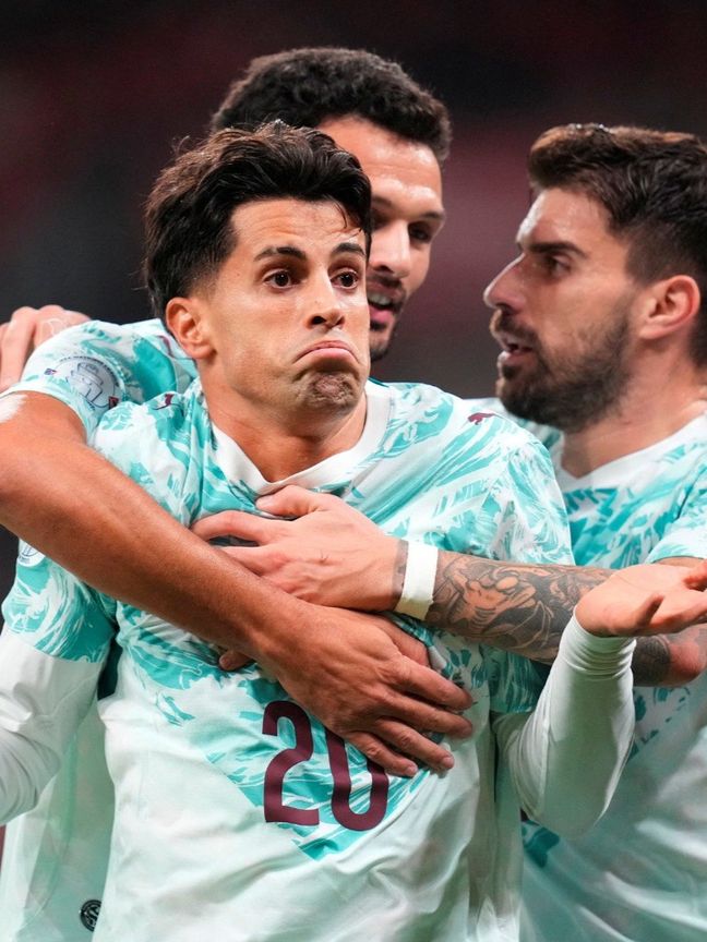 شاهد.. غاب رونالدو وظهر احتفاله في فوز كبير للبرتغال على الدنمارك