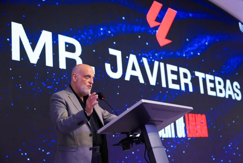 رئيس رابطة الدوري الإسباني خافيير تيباس