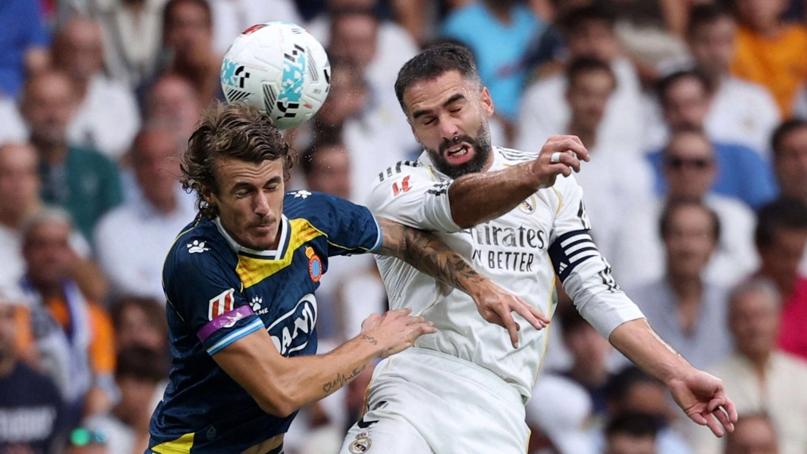 "وصمة عار".. كارفاخال قائد ريال مدريد يرد على تصريحات تيباس 