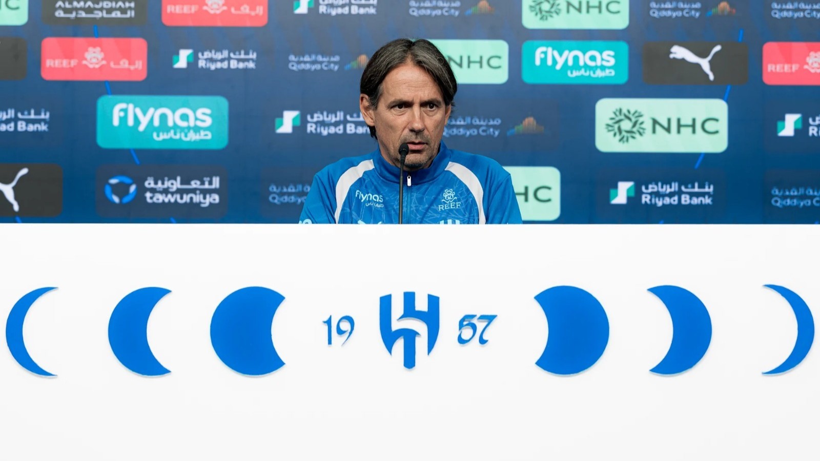 إنزاغي يحذر من نيوم ويؤكد معاناة الهلال من ضغط المباريات 