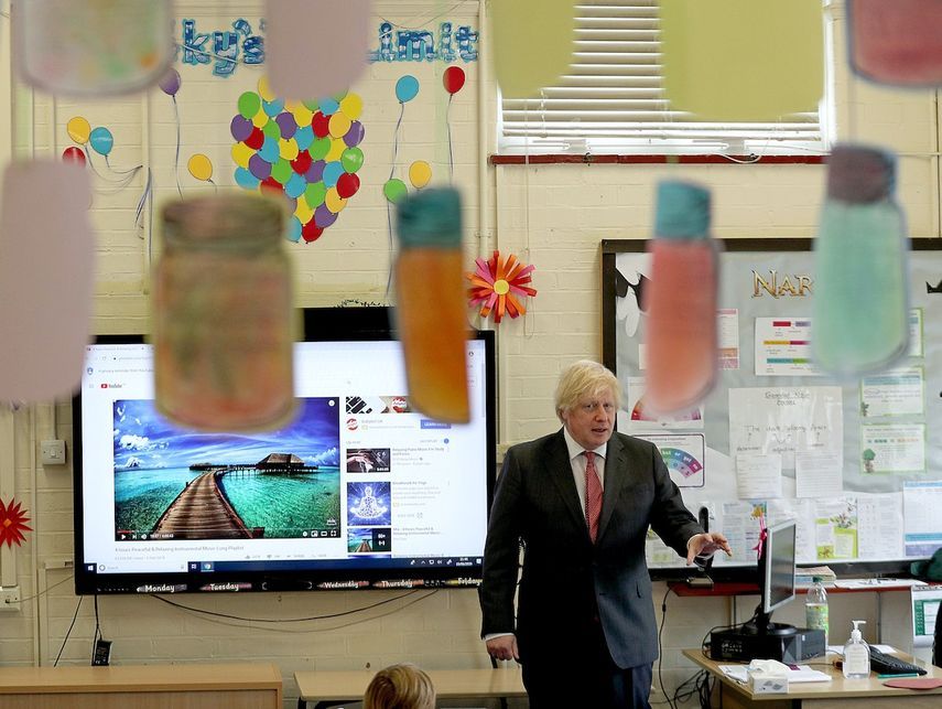 رئيس الوزراء البريطاني بوريس جونسون  - AFP