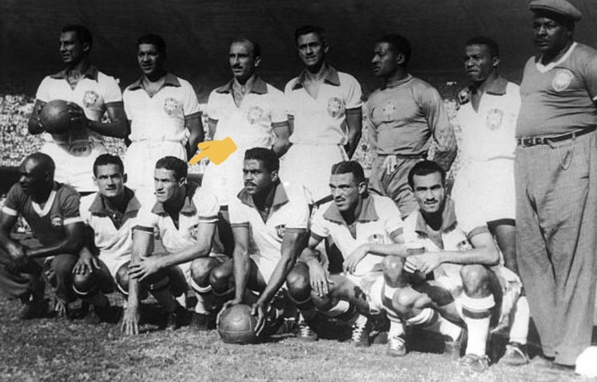أديمير لاعب منتخب البرازيل في مونديال 1950