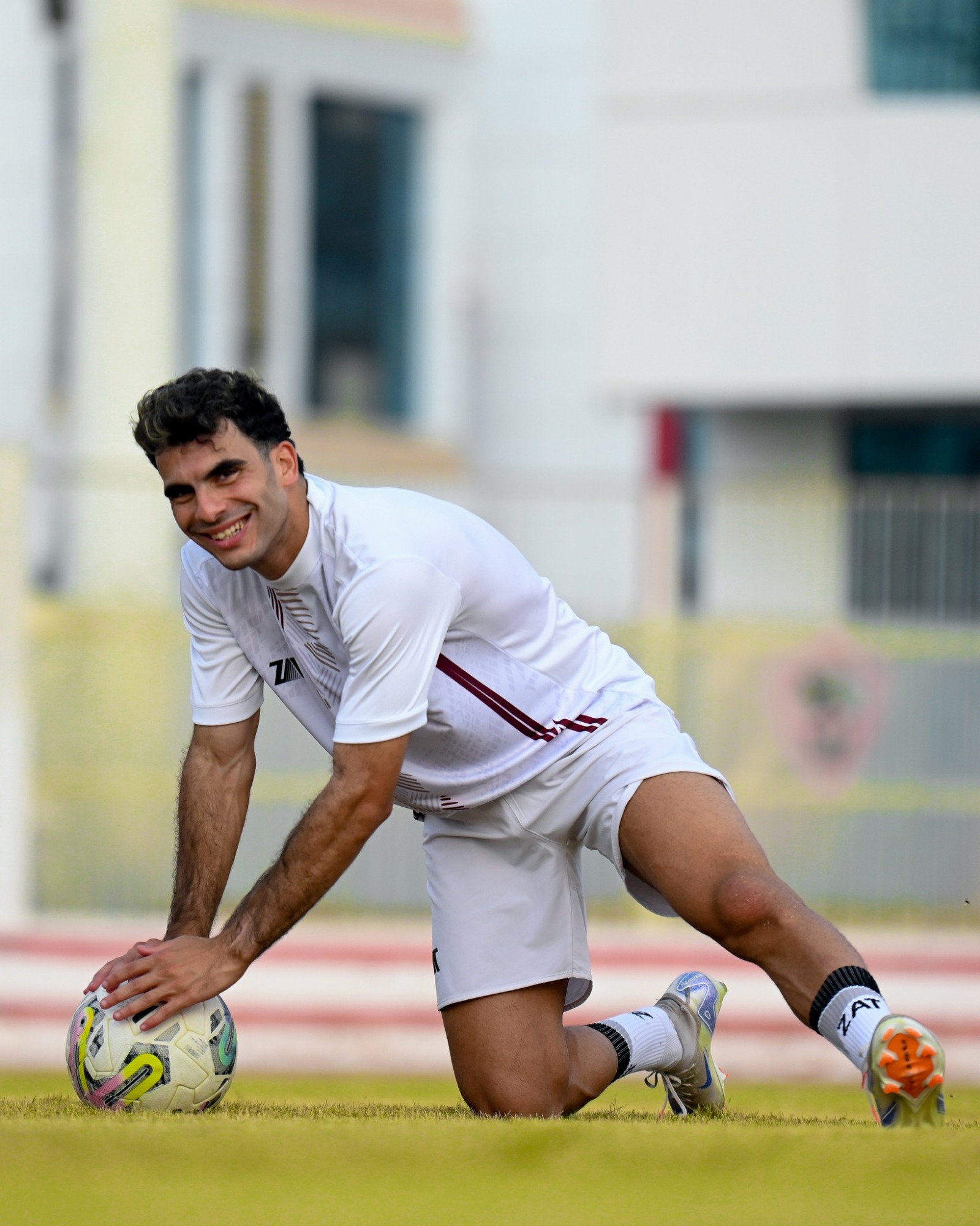 أحمد سيد زيزو لاعب الزمالك المصري في حصة تدريبية - 23 سبتمبر 2024