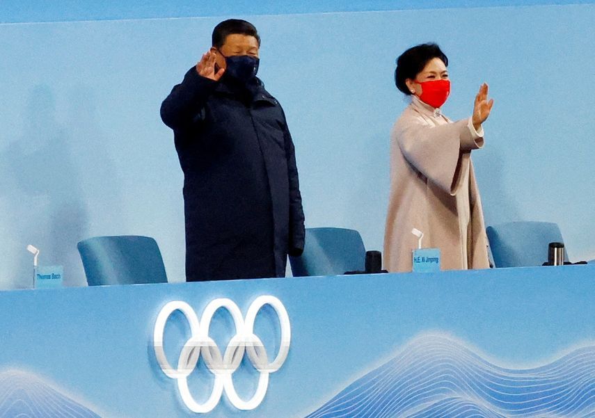 الرئيس الصيني افتتاح الألعب الأولمبية الستوية 