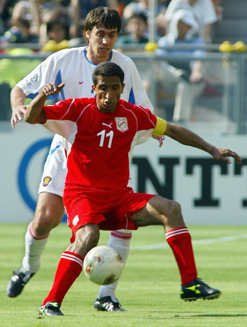 عادل السليمي قائد تونس في مونديال 2002 - AFP