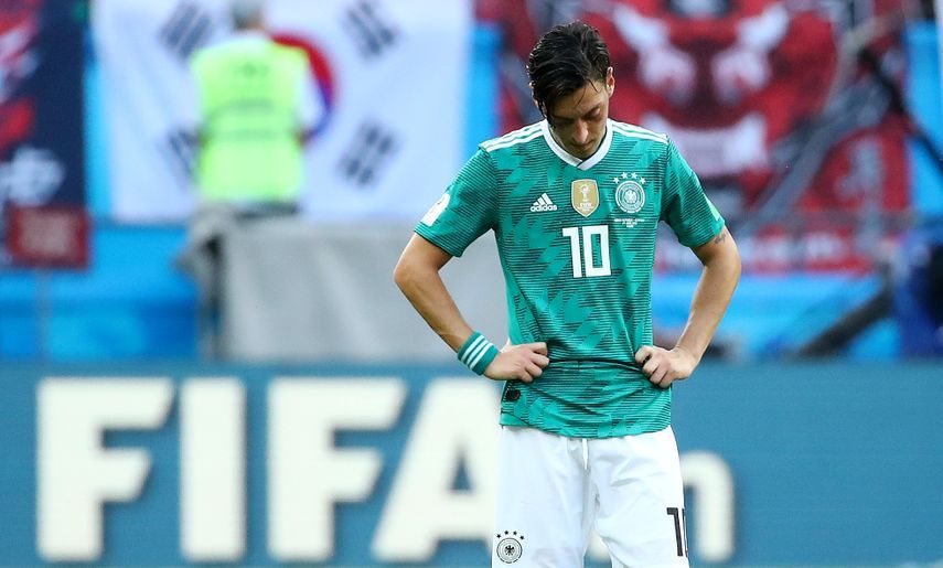 مسعود أوزيل بعد مباراة ألمانيا وكوريا الجنوبية في كأس العالم 2018 - 27 يونيو 2018
