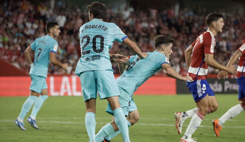 مباراة برشلونة وغرناطة بالدوري الإسباني 8-10-2023