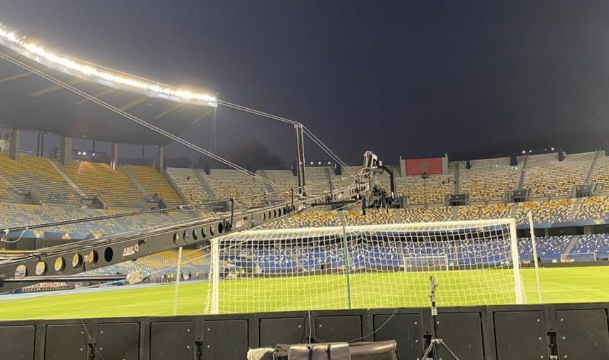 ملعب ابن بطوطة في مدينة طنجة المغربية قبل افتتاح كأس العالم للأندية 2022