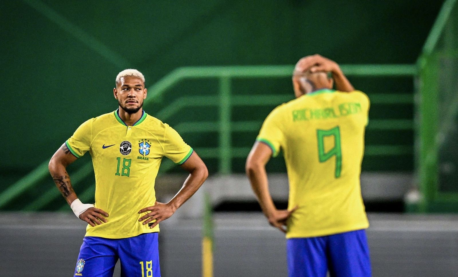 ريتشارلسون وجولينتون في ودية السنغال والبرازيل بمدينة لشبونة البرتغالية 2023