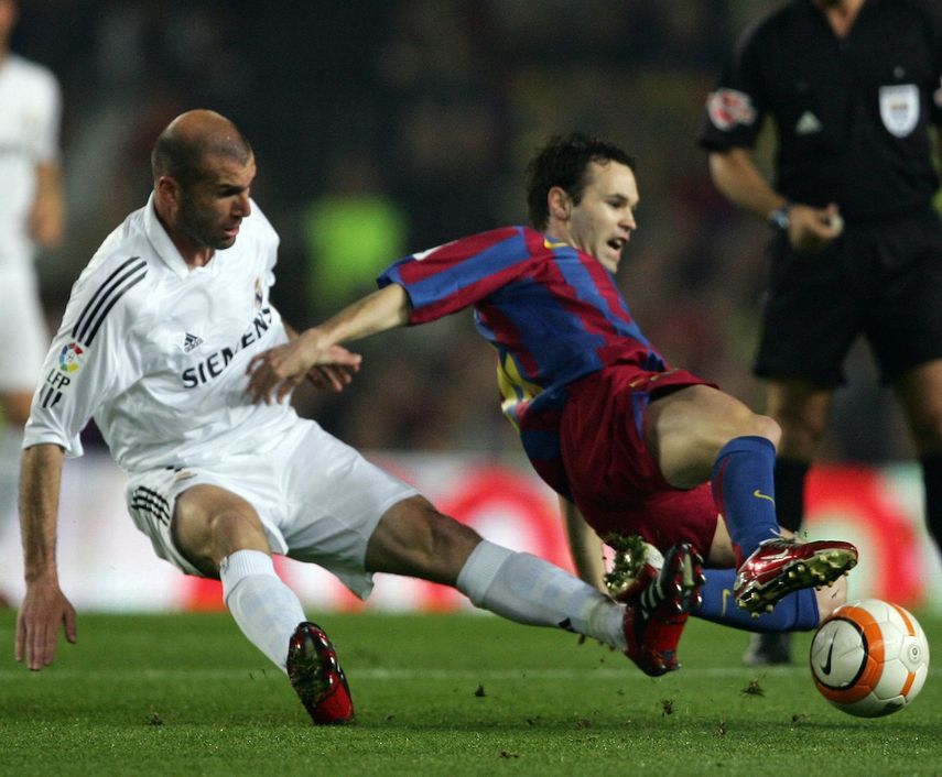 إنييستا وزيدان في كلاسيكو 