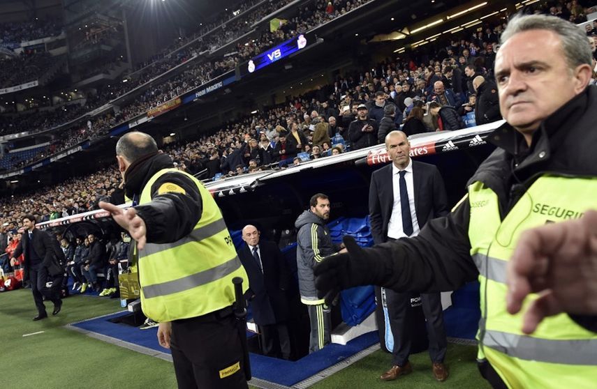 زيدان في أول مباراة له كمدرب لريال مدريد - AFP