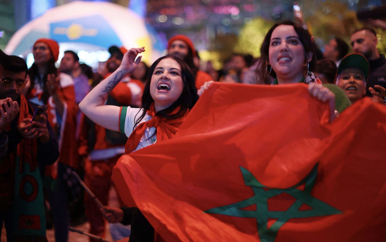 جمهور المغرب سعيد بتأهل منتخب السيدات إلى ثمن نهائي كأس العالم 2023
