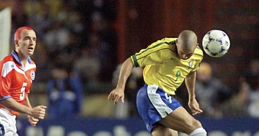 البرازيلي رونالدو إل فينومينو امام تشيلي - كأس العالم 1998