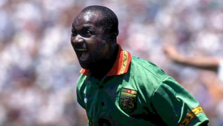 الكاميروني روجيه ميلا أكبر هداف في تاريخ كأس العالم بعمر 42 عامًا و39 يومًا عندما سجل في مونديال 1994 أمام روسيا