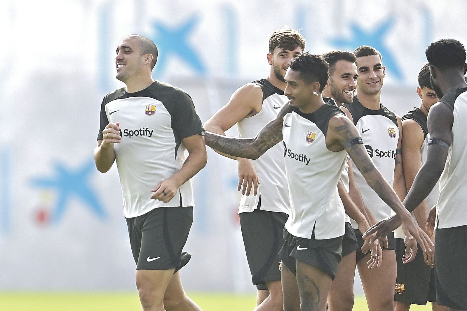 أول حصة تدريبية لأوريول روميو اللاعب الجديد لنادي برشلونة - 19 يوليو 2023