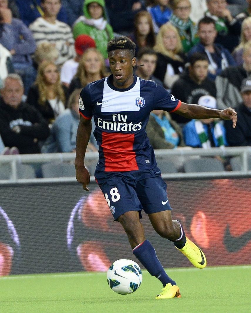 كينغسلي كومان عندما كان لاعبا في فريق باريس سان جيرمان - AFP