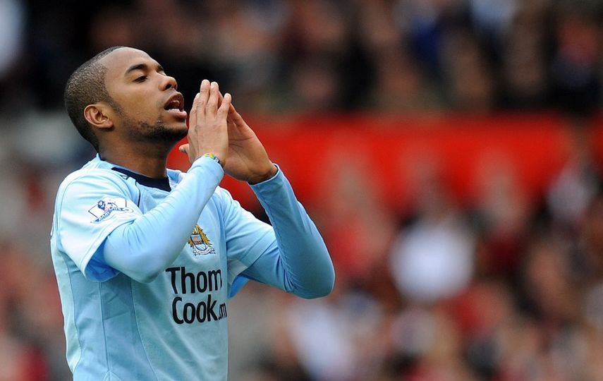 مهاجم مانشستر سيتي البرازيلي روبينيو - AFP