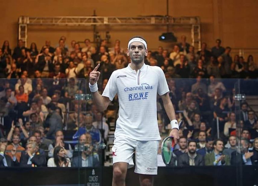 لاعب الاسكواش محمد الشوربجي - صفحة الاتحاد المصري للاسكواش على فيسبوك https://www.facebook.com/Egyptian.Squash.Federation/