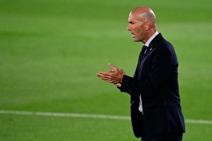 مدرب ريال مدريد الفرنسي زين الدين زيدان - AFP