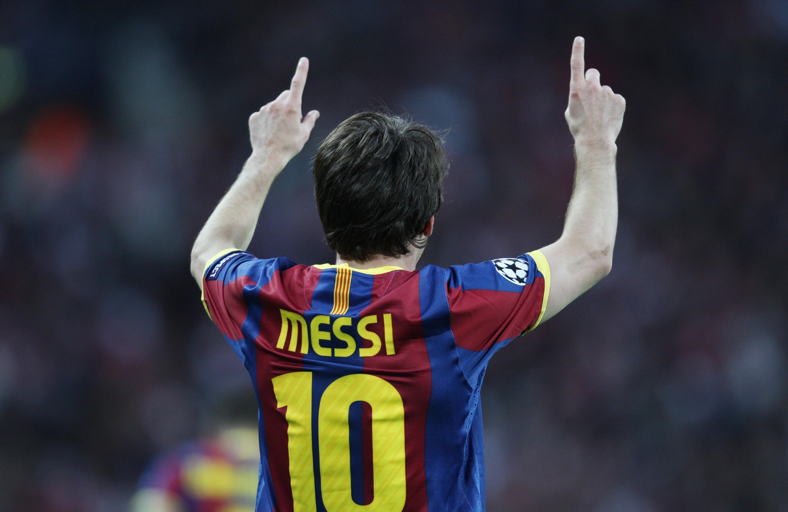 ليونيل ميسي في نهائي دوري الأبطال بين برشلونة ومانشستر يونايتد - 28 مايو 2011