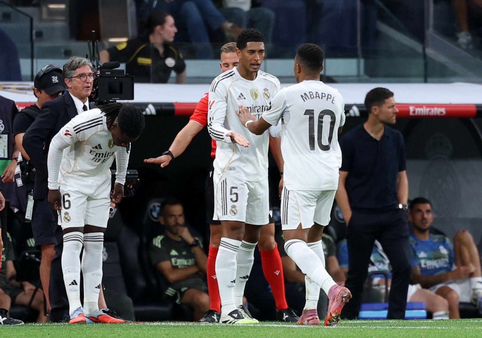 جود بيلينغهام يشارك بدلاً من كيليان مبابي في مواجهة ريال مدريد وخيتافي بالدوري الإسباني - 20 سبتمبر 2025