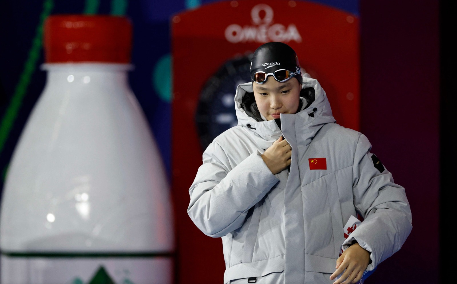 السباحة الصينية صاحبة ال12 سنة يو زيدي في بطولة العالم للسباحة 2025