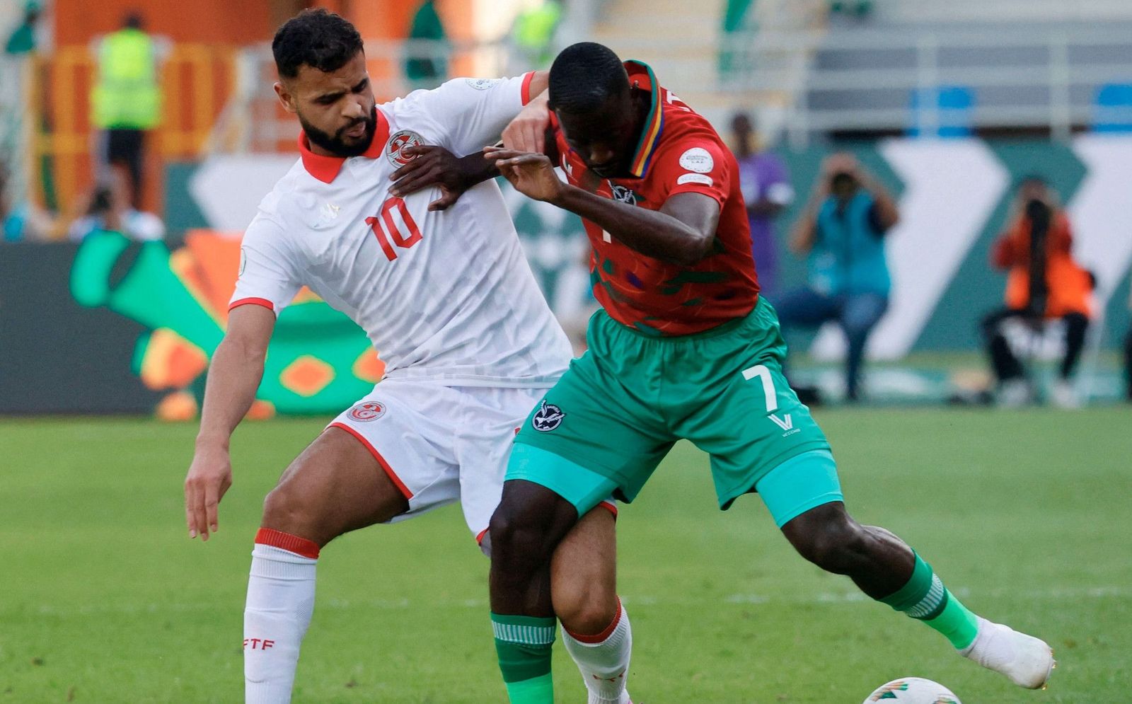 مباراة تونس وناميبيا في كأس أمم إفريقيا 2023