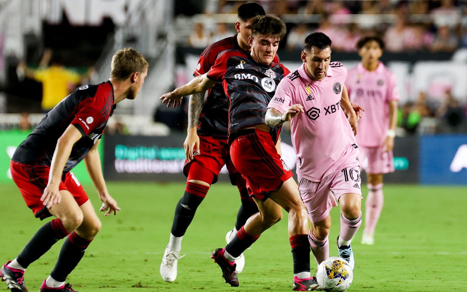 ليونيل ميسي خلال مباراة بين إنتر ميامي وتورنتو أف سي في الدوري الأميركي - 20 سبتمبر 2023