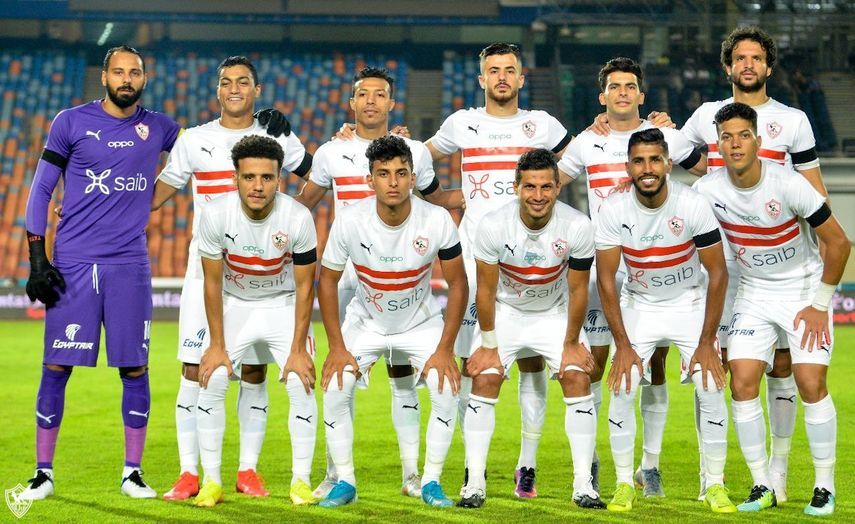 لاعبو نادي الزمالك - صفحة الزمالك على تويتر