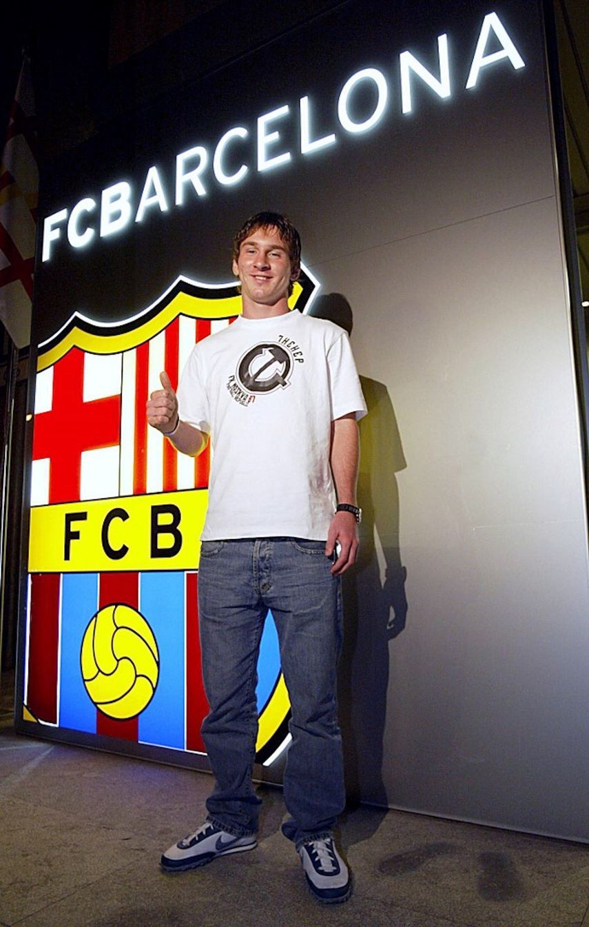 ليونيل ميسي عام 2005 - AFP