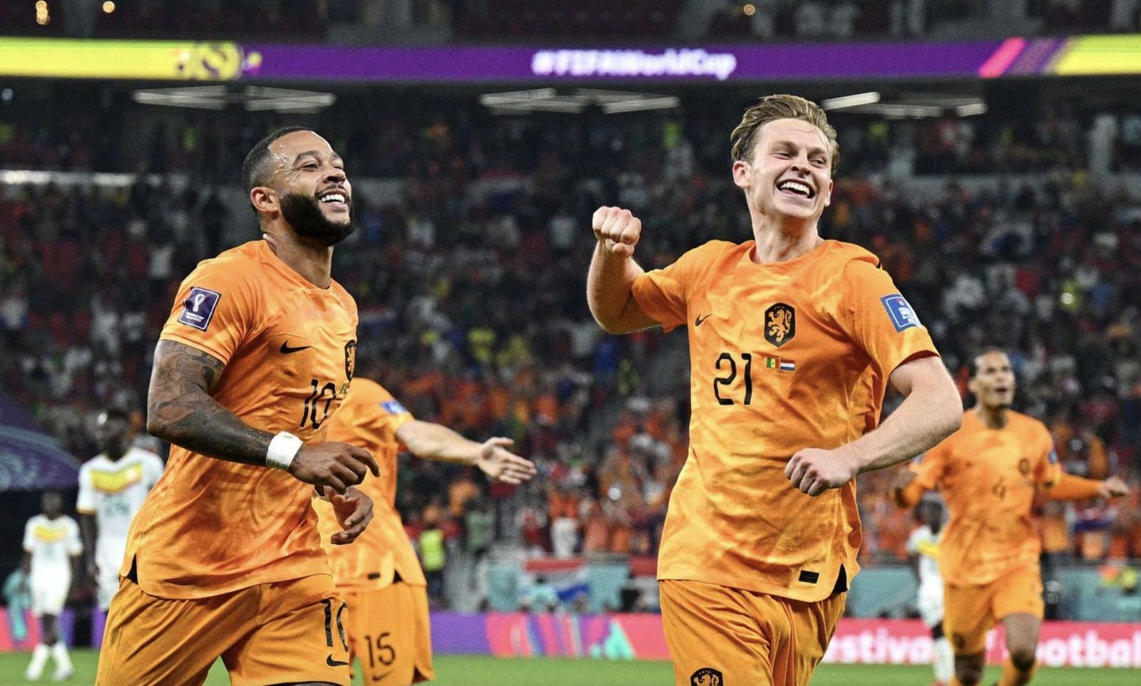 فرينكي دي يونج اللاعب الأفضل في مباراة هولندا والسنغال بكأس العالم 2022