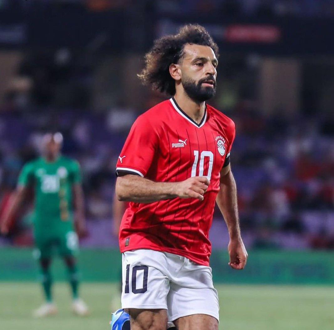 محمد صلاح قائد المنتخب المصري في مواجهة زامبيا - 12 أكتوبر 2023