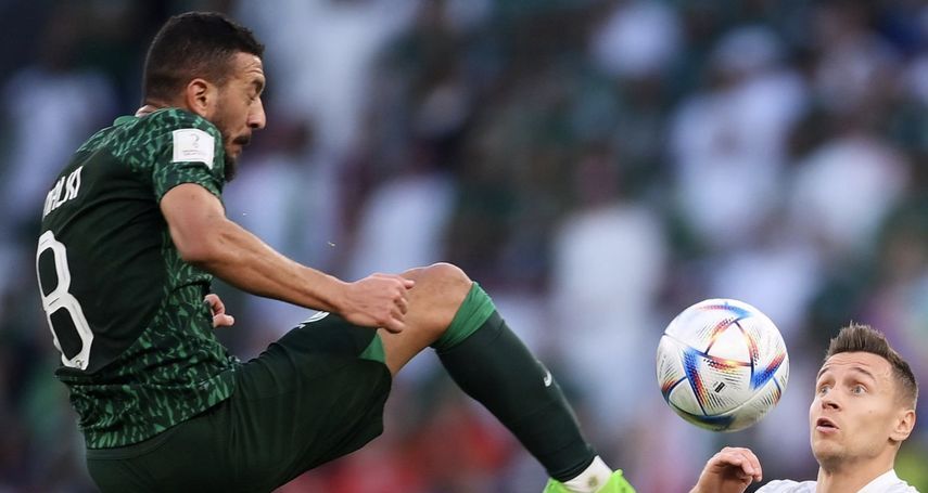 نجم وسط السعودية عبد الإله المالكي في كأس العالم 2022