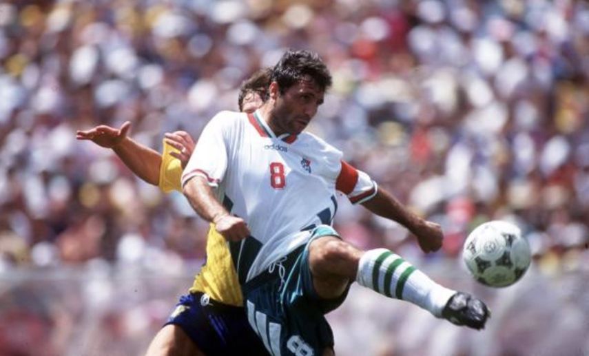 خريستو ستويتشكوف يتألق أمام السويد في مباراة تحديد المركز الثالث بكأس العالم 1998