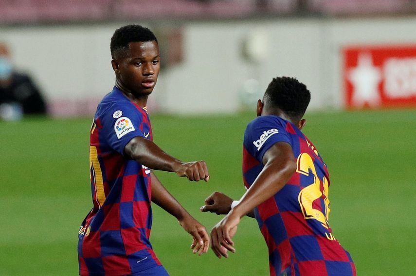 الدوري الإسباني - برشلونة - ليغانيس - REUTERS