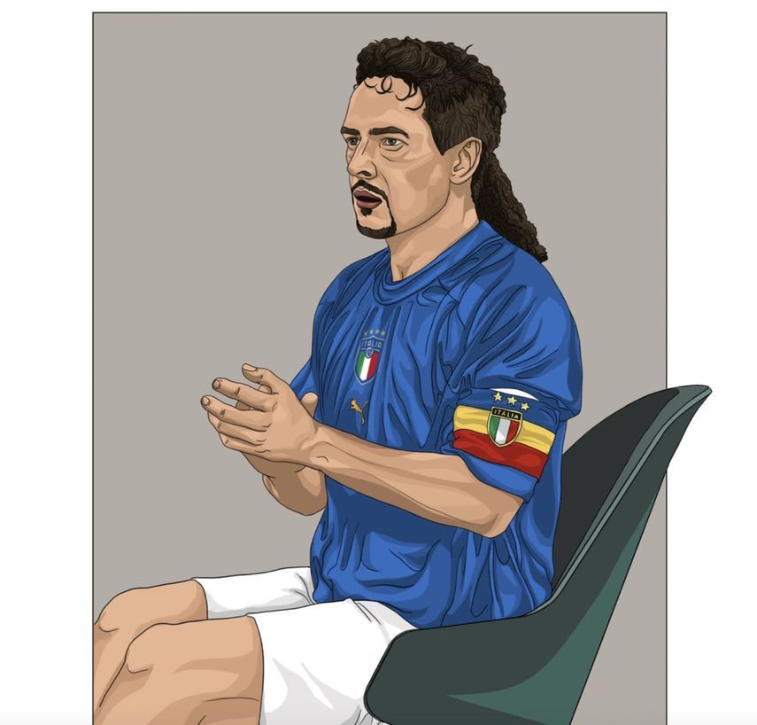 روبرتو باجيو يطلب من تراباتوني اصطحابه لكأس العالم 2002 حتى لو على كرسي متحرك