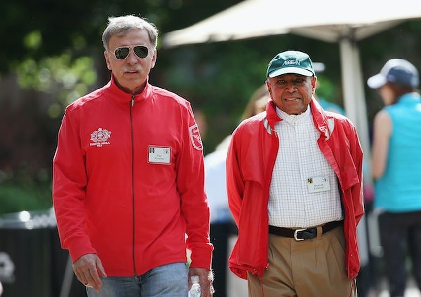 قادة الأعمال يتقاربون في صن فالي ، أيداهو للاجتماع السنوي للشركة, AFP